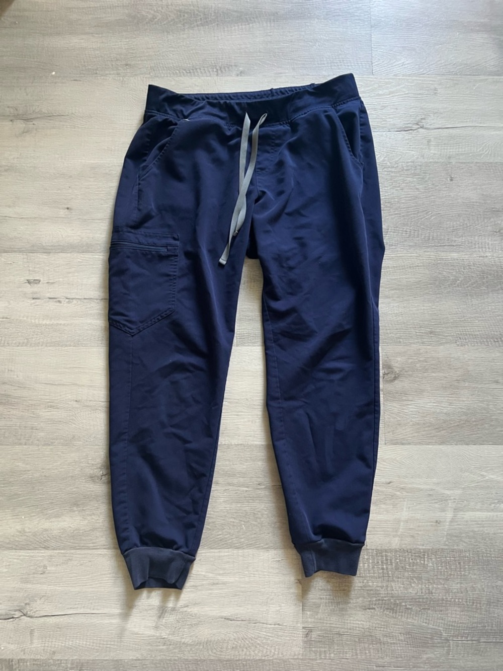 Figs Navy Drawstring Joggers Scrub Pants